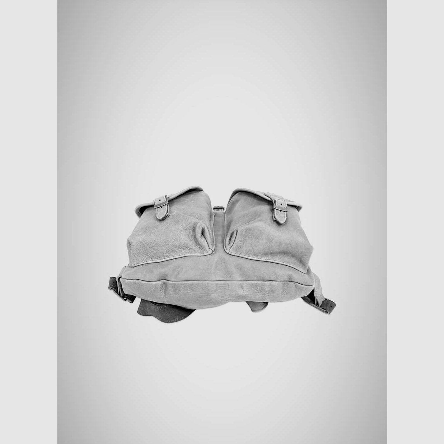 City-Rucksack aus Leder, 2 Taschen, Bild 1 von 2