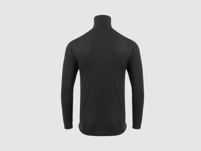 Aclima WoolTerry Polo Jet Black, billede 2 af 2