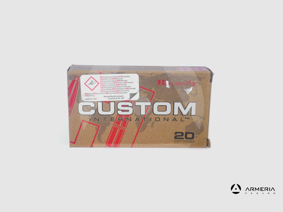 Hornady Custom kaliber .308 Win 180 grani Interlock SP – 20 nabojów