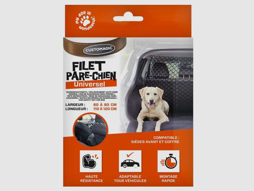 Filet pare chien universel 60-80cm/110-120cm sécurité auto, image 2 sur 11
