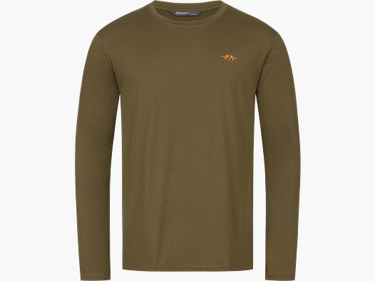 Herren Merino Base 160 LS T-Shirt Dunkel Oliv Dunkel Oliv L