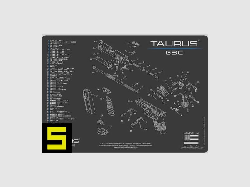 Cerus Gear Tapis de nettoyage Taurus G3C