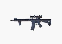 Fucile d'assalto Airsoft Double Bell Baba Yaga JW M4 con scope Nuovo: 300€