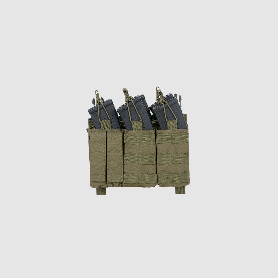 Buckle Up Triple AK Mag/Pistol Pouch Panel - Olive