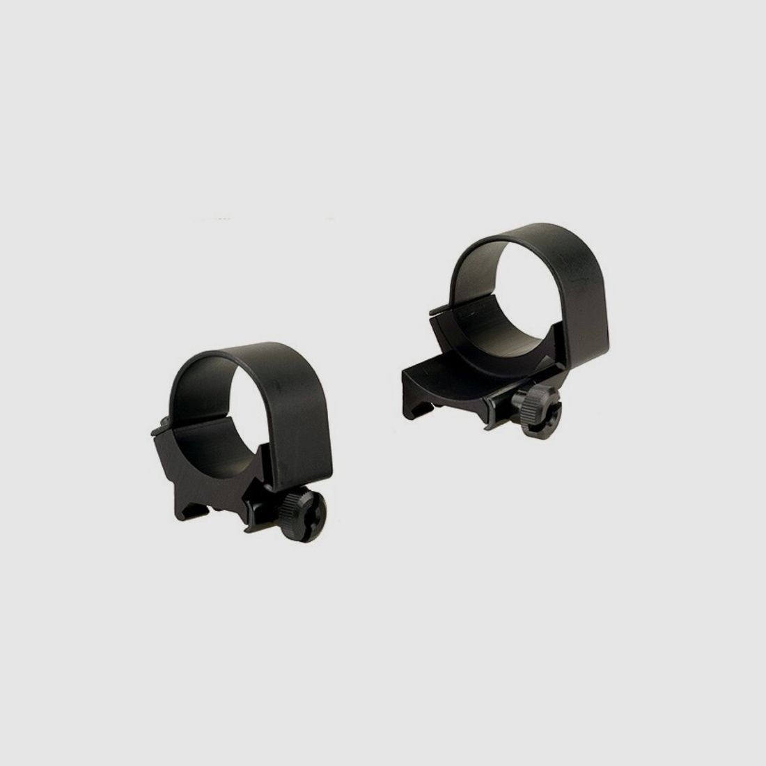 Weaver Top-Mount Weaver-Style Ringe (1 extended) matt schwarz 30mm low, BH 7,32mm