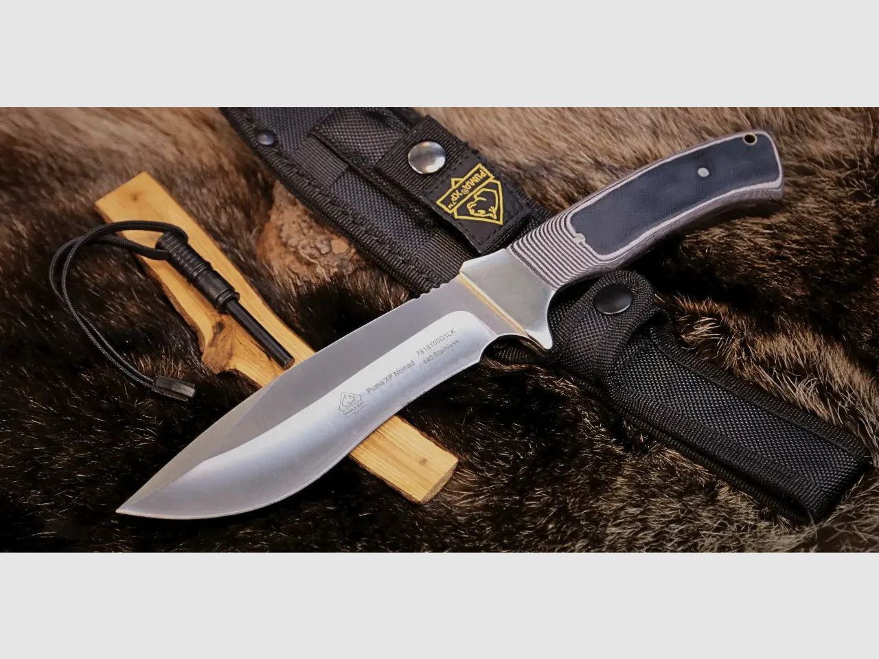 PUMA XP nomad z zapalnikiem, G10 czarny