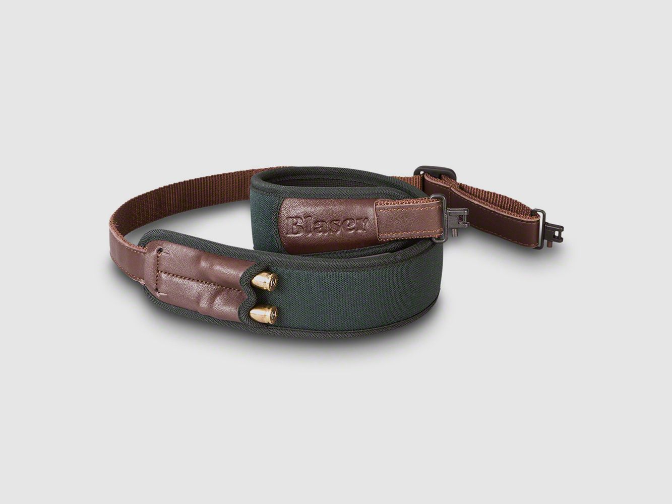 Correa de rifle verde oscuro -