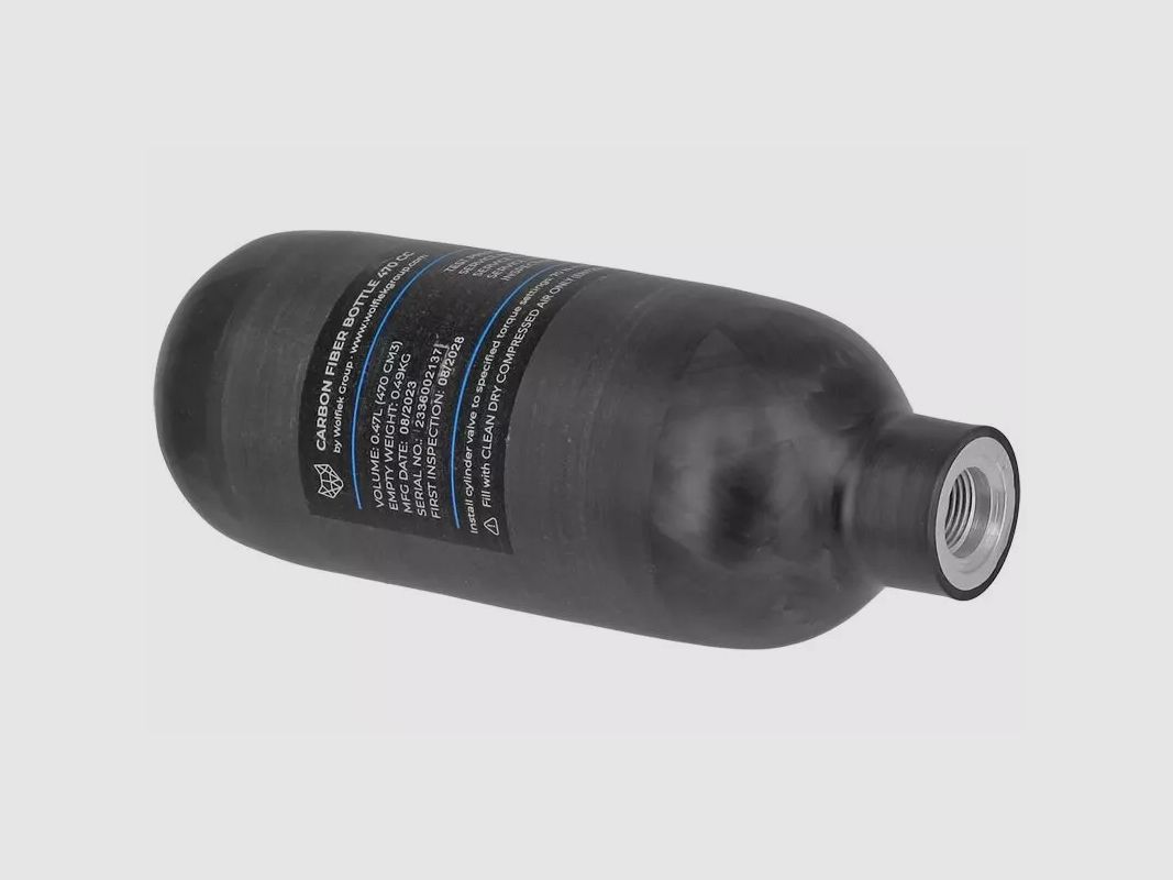 PCP-Flasche Carbon 470 cc Edgun, Bild 1 von 2