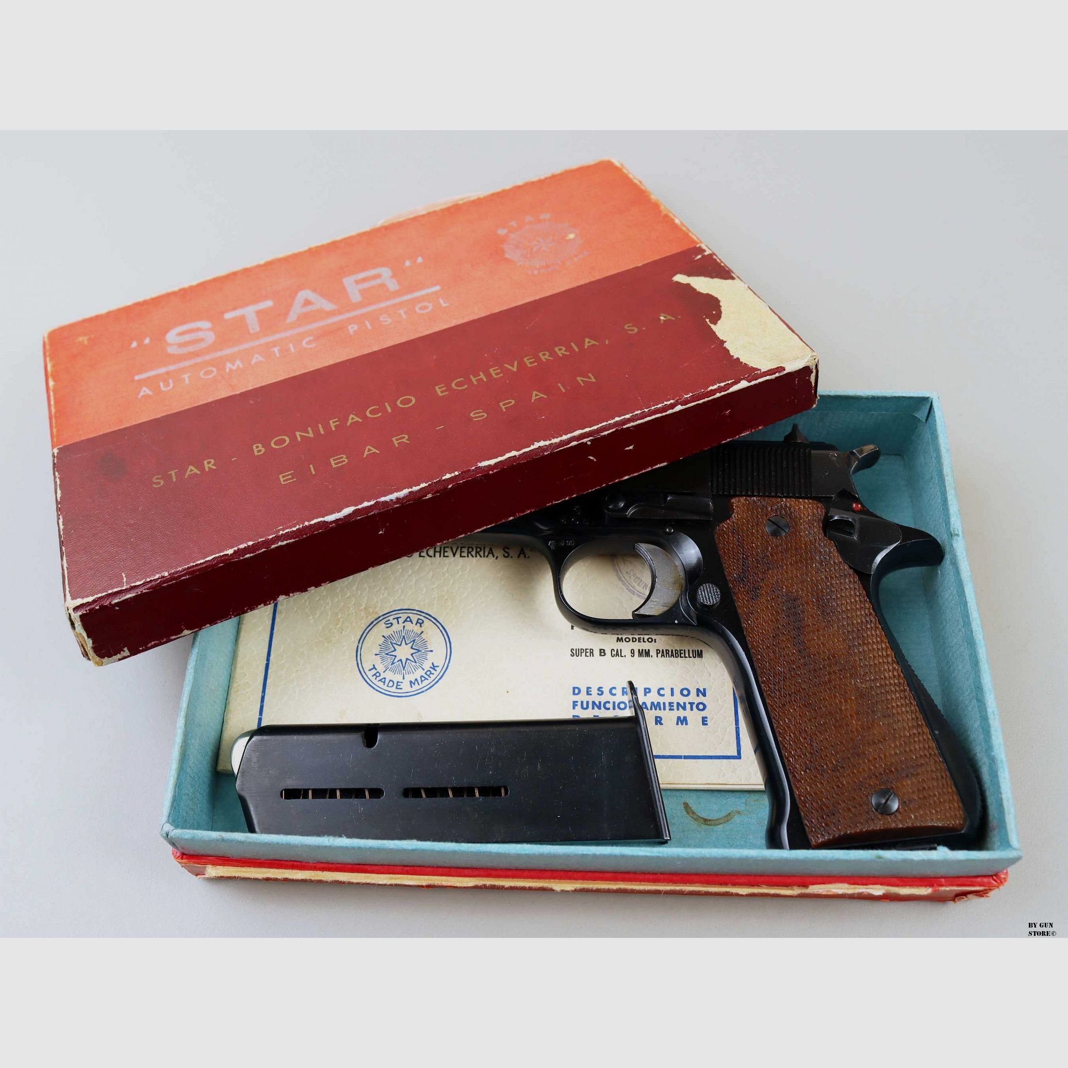 Pistole Star mod. Super B Bundespolizei Kal. 9×19 Matr. 563332, Bild 14 von 15
