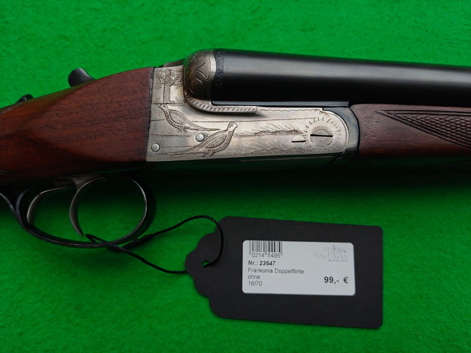 Frankonia double-barrel shotgun 16/70