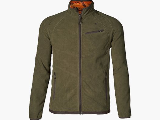Seeland Vantage Reversible Fleece - Pine green/InVis orange blaze