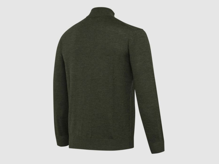 Beretta H-Sweater Half Zip Merino | green moss, Bild 3 von 4