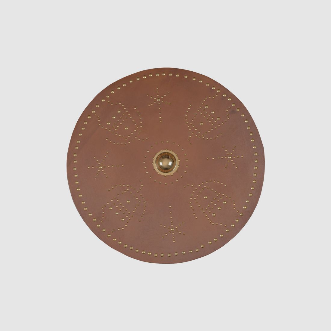 Schottischer Rundschild mit Messingbuckel