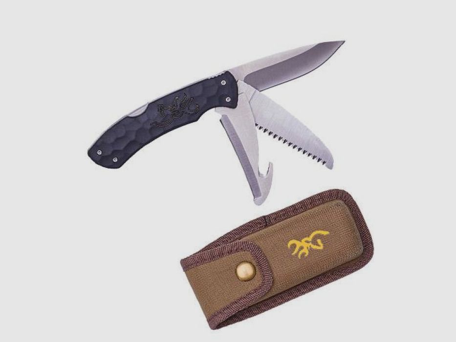 Couteau de chasse pliant Browning Primal Kodiak 3 lames, image 1 sur 6