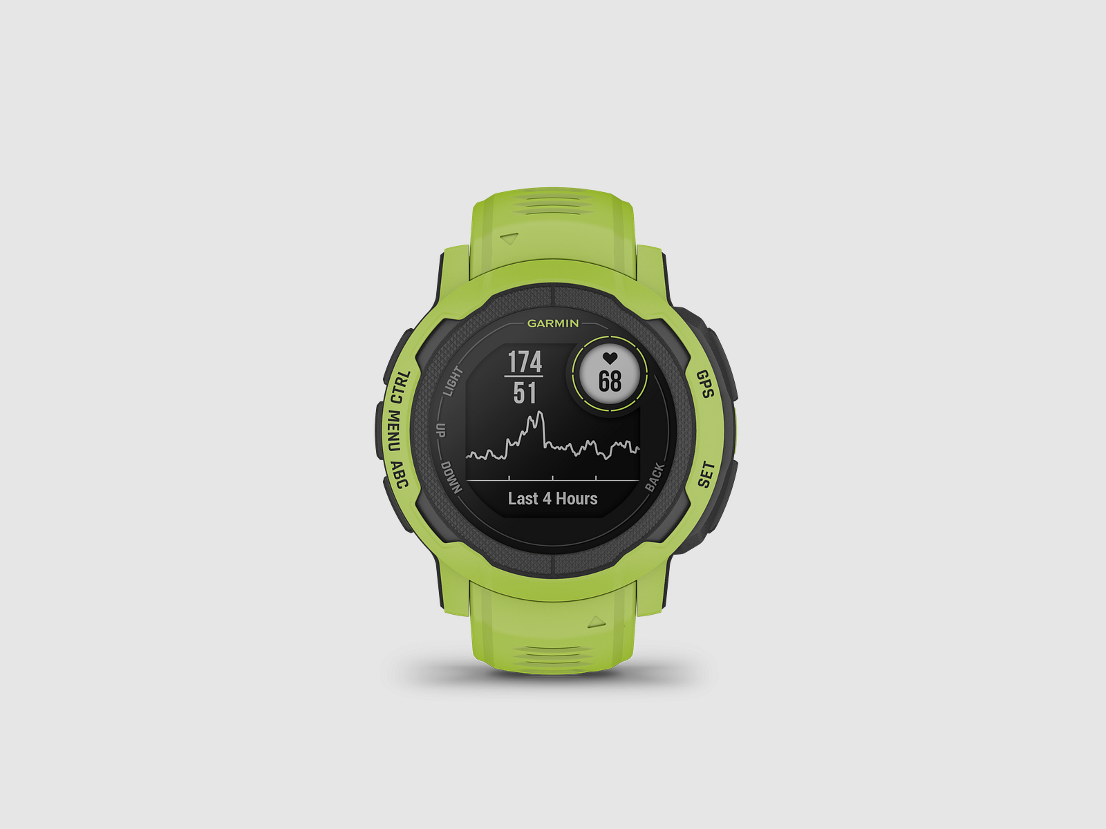 Garmin Instinct® 2 Limone mit Silikon-Wechselarmband 22 mm, Bild 6 von 9