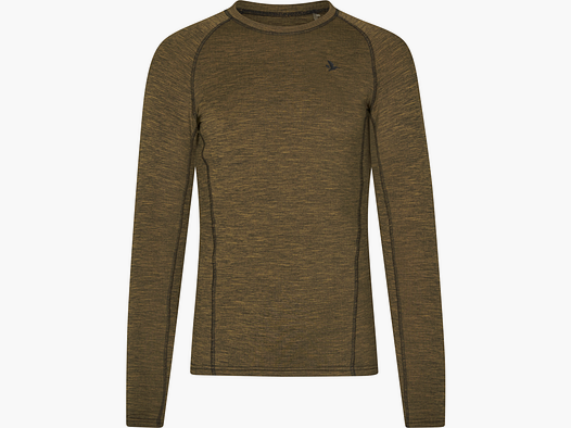 Damen-T-Shirt SEELAND Peak Aia - Military Olive Melange - (40530013100)