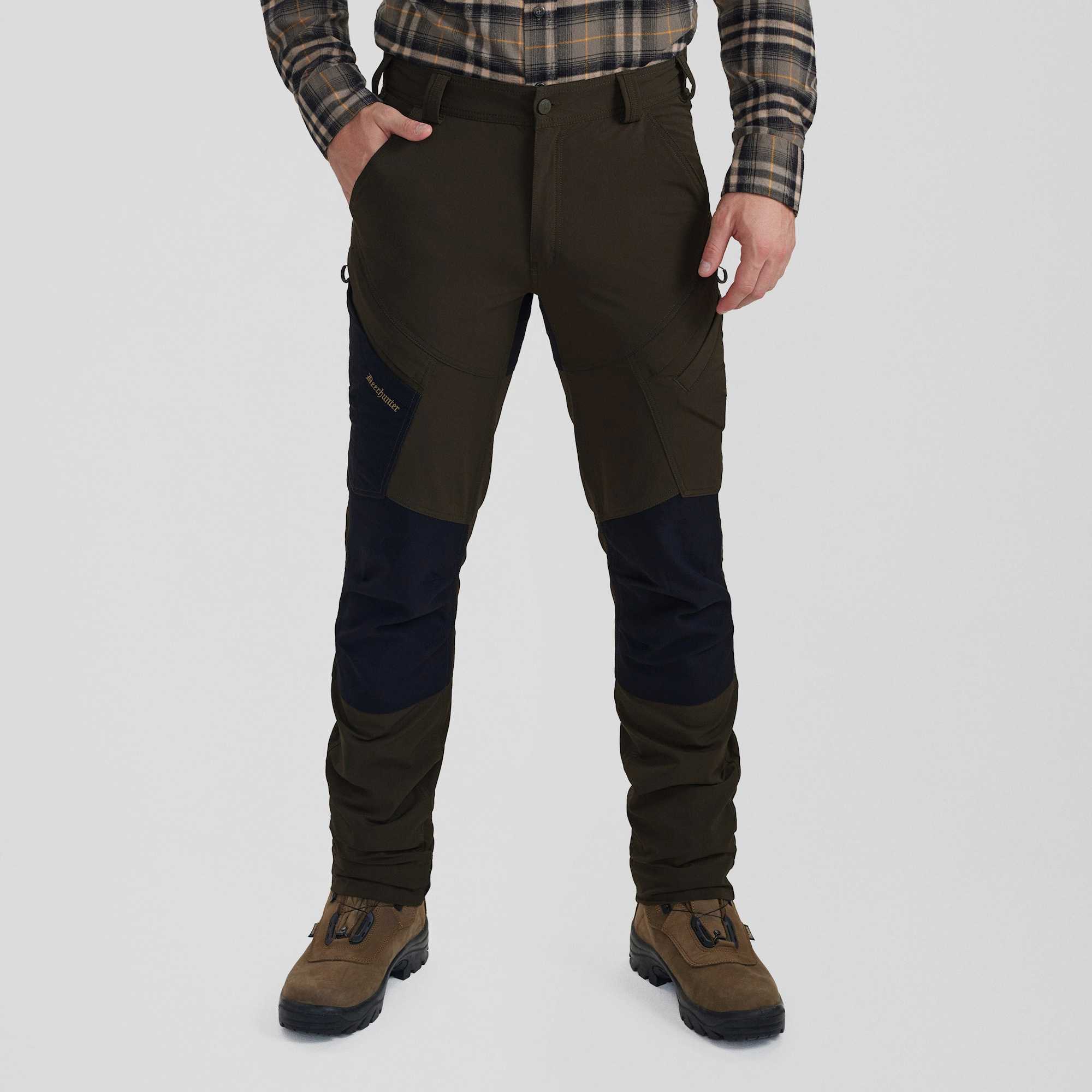 Pantaloni Deerhunter Northward Verde Moka/Nero 58