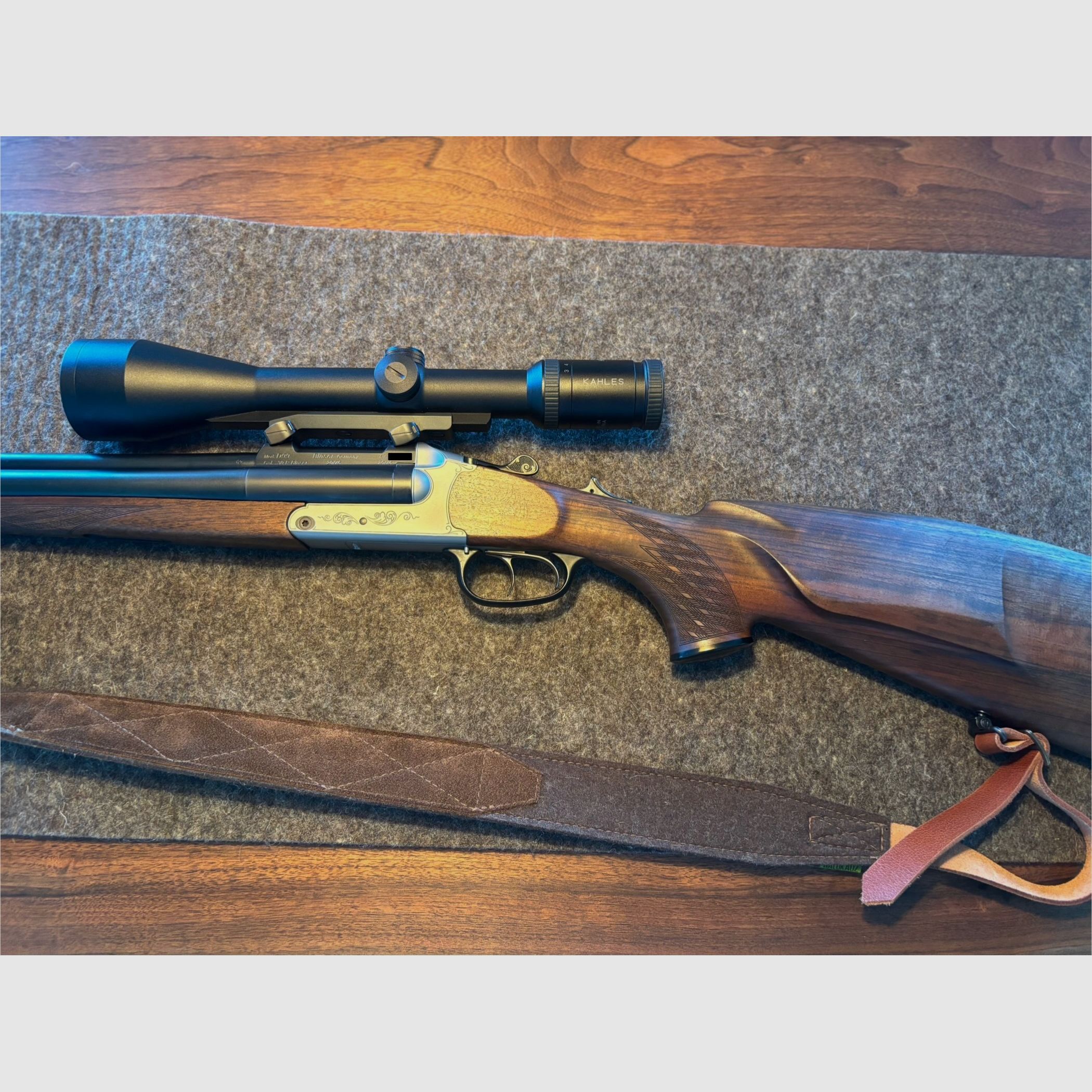Blaser D99 Drilling Kal. .30R; 20/76; EL 5,6x52R in 1a Zustand 