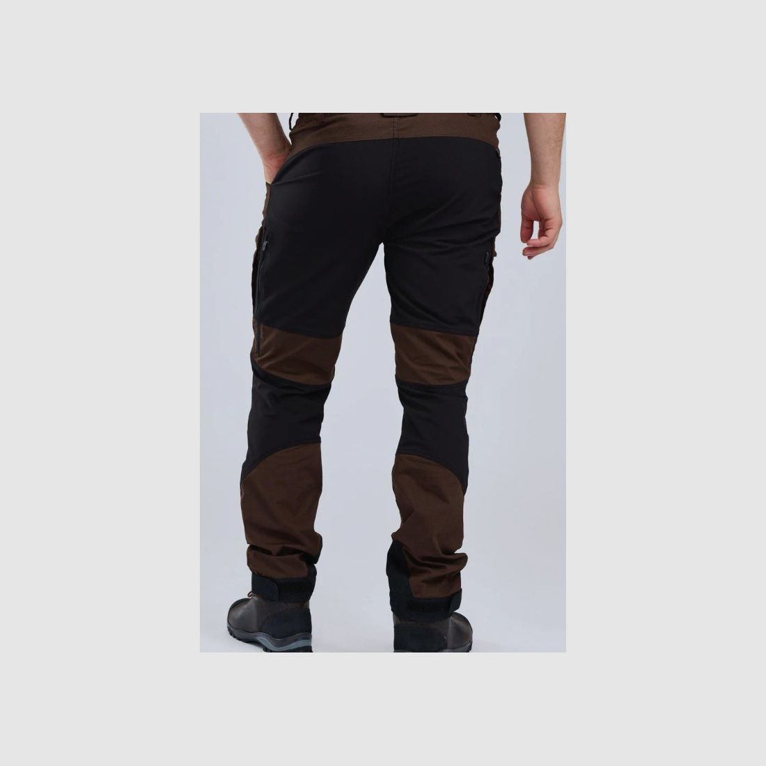 PANTALON HOMME PINEWOOD CARIBOU TROUSERS BROWN/BLACK TAILLE STANDARD FR 5085, image 2 sur 3