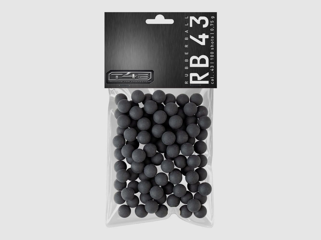 T4E RB 43 Prac Series Rubberballs - 100 pcs.