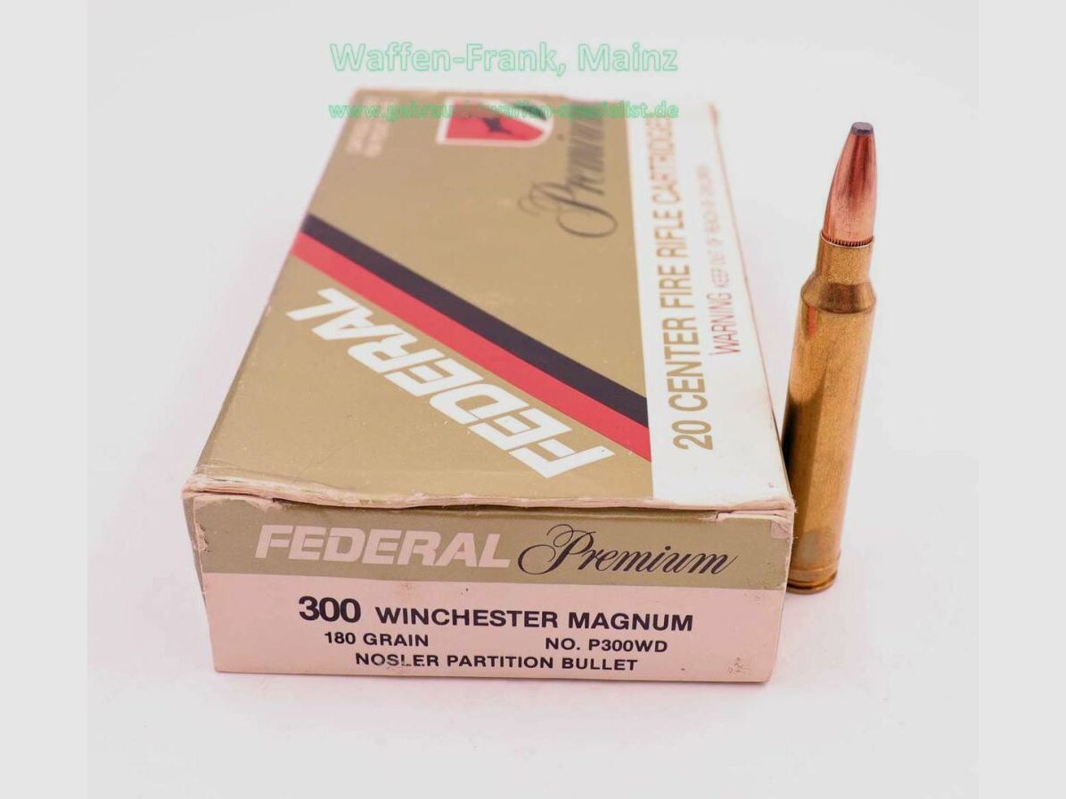 Federal / USA stock of 14 cartridges .300WinMag