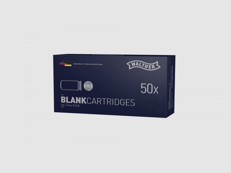 Cartouches à blanc Walther / Titan / Black Mamba paquet de 50