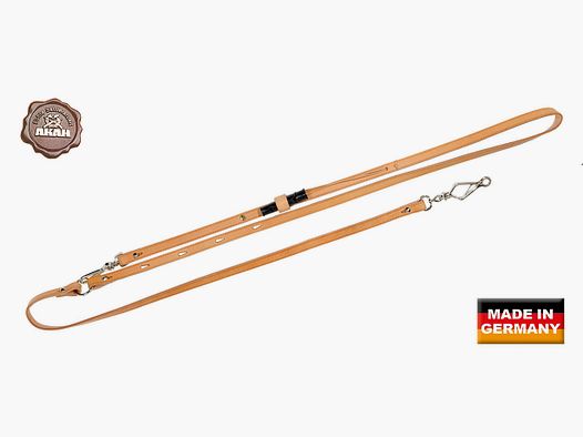 AKAH Oberländerleine - Shoulder leash with whistle