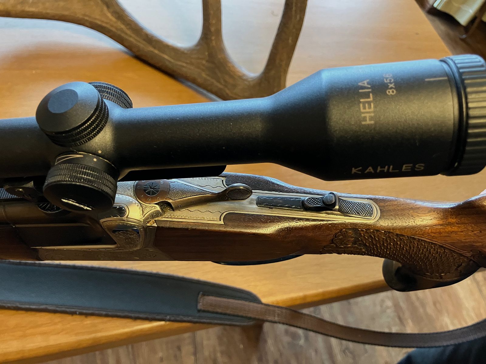 FERLACHER Bockbüchsflinte cal 7 x 57 + 16/70 mit ZF Hensoldt 4-fach, guter Zustand!