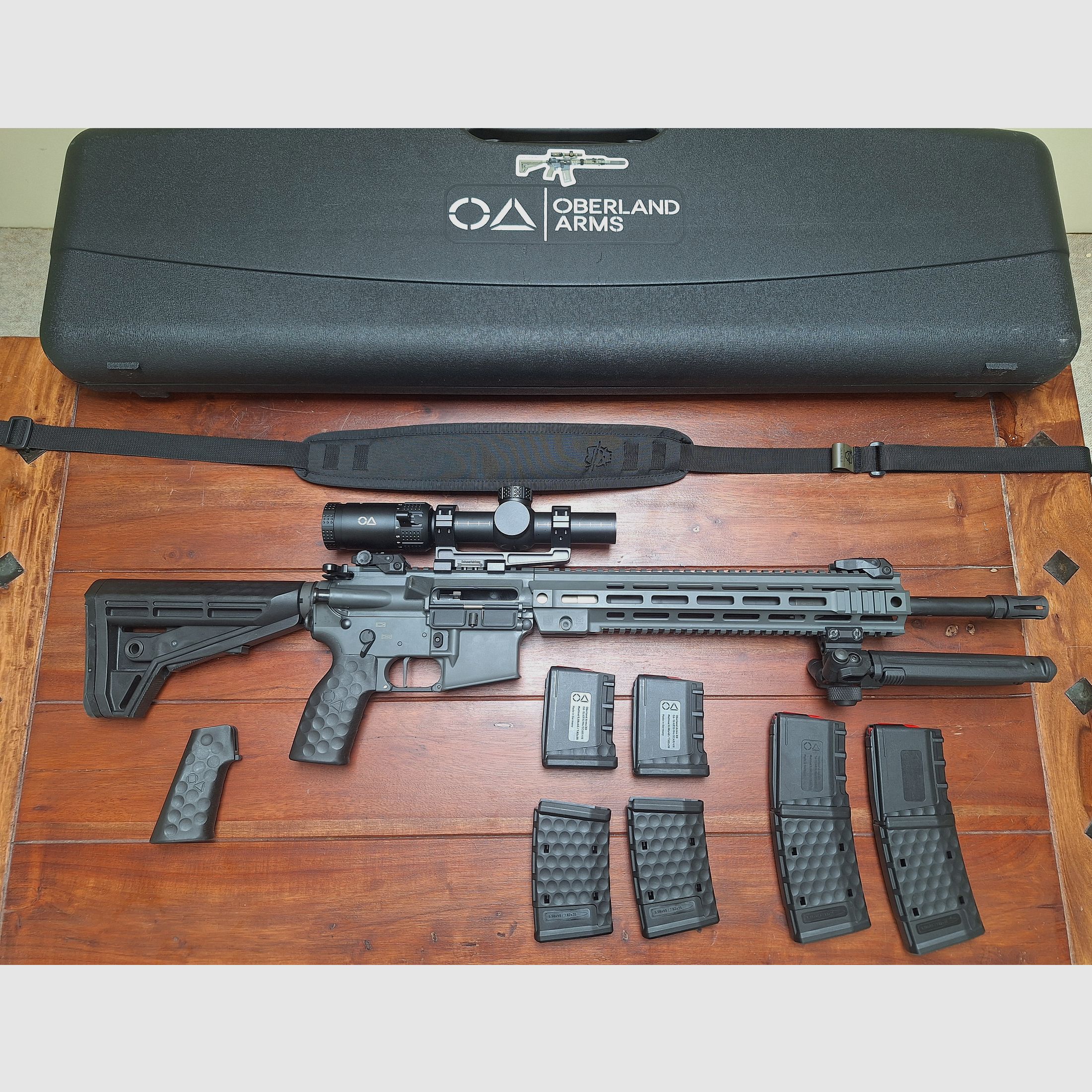 Oberland Arms M5 PR 16,75" – Cerakote Battleship Grey – sehr guter Zustand