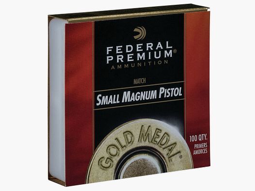 Amorces Federal GM200M Small Pistol Magnum Match 100 pièces
