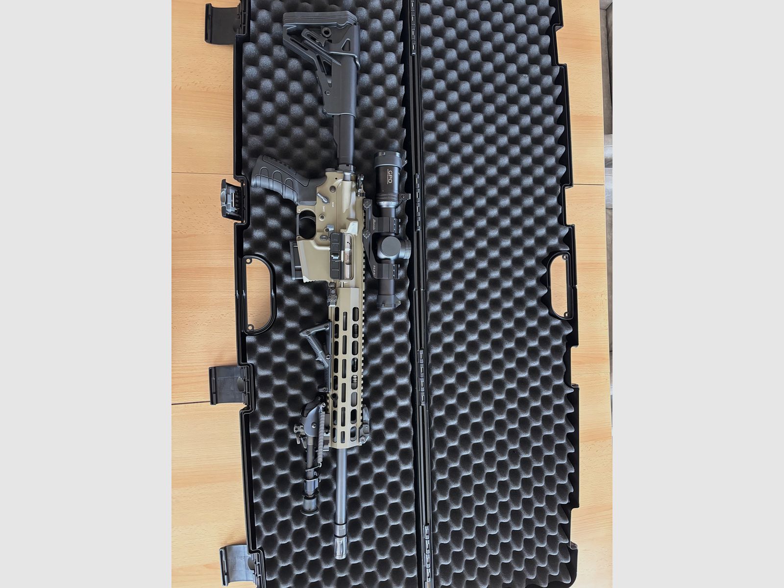 Haenel CR223, olive 16.65", match trigger, like new., image 2 of 6