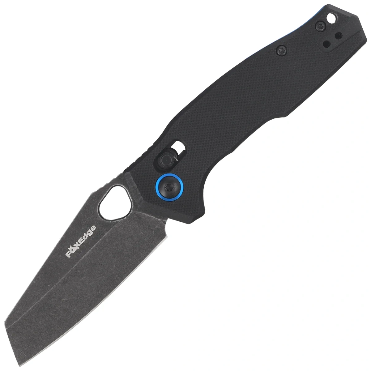 Klappmesser FoxEdge Crew Black G10, Black Stonewashed 9Cr14Mov (FE-040 G10B)
