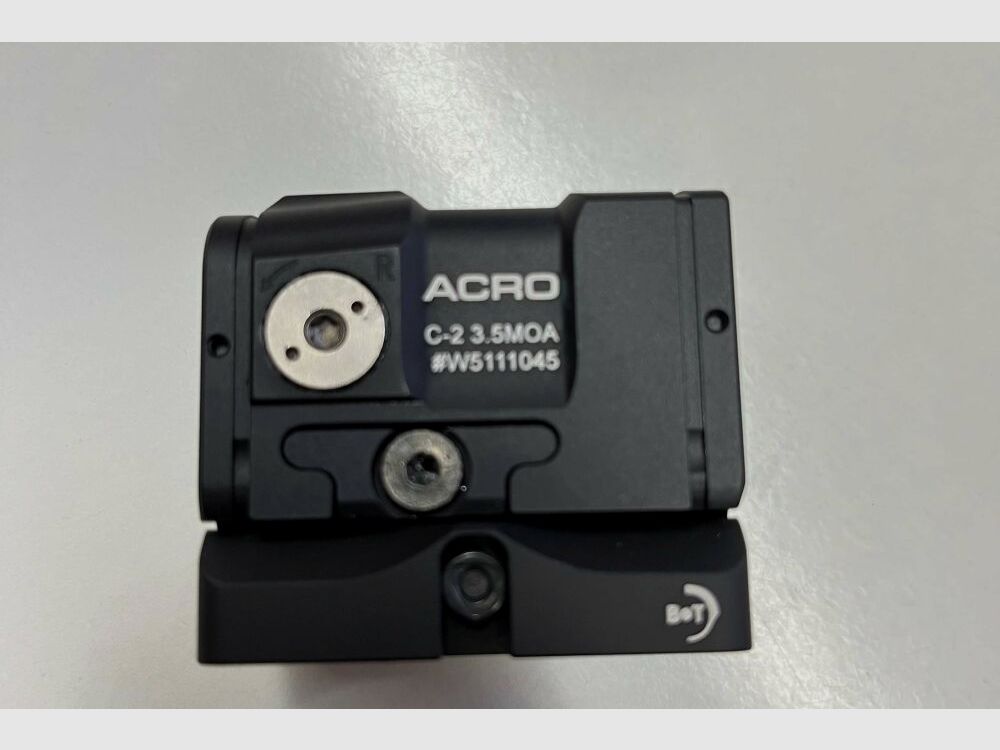 Aimpoint red dot sight Mod. Acro C-2 3.5 MOA/black incl. adapter