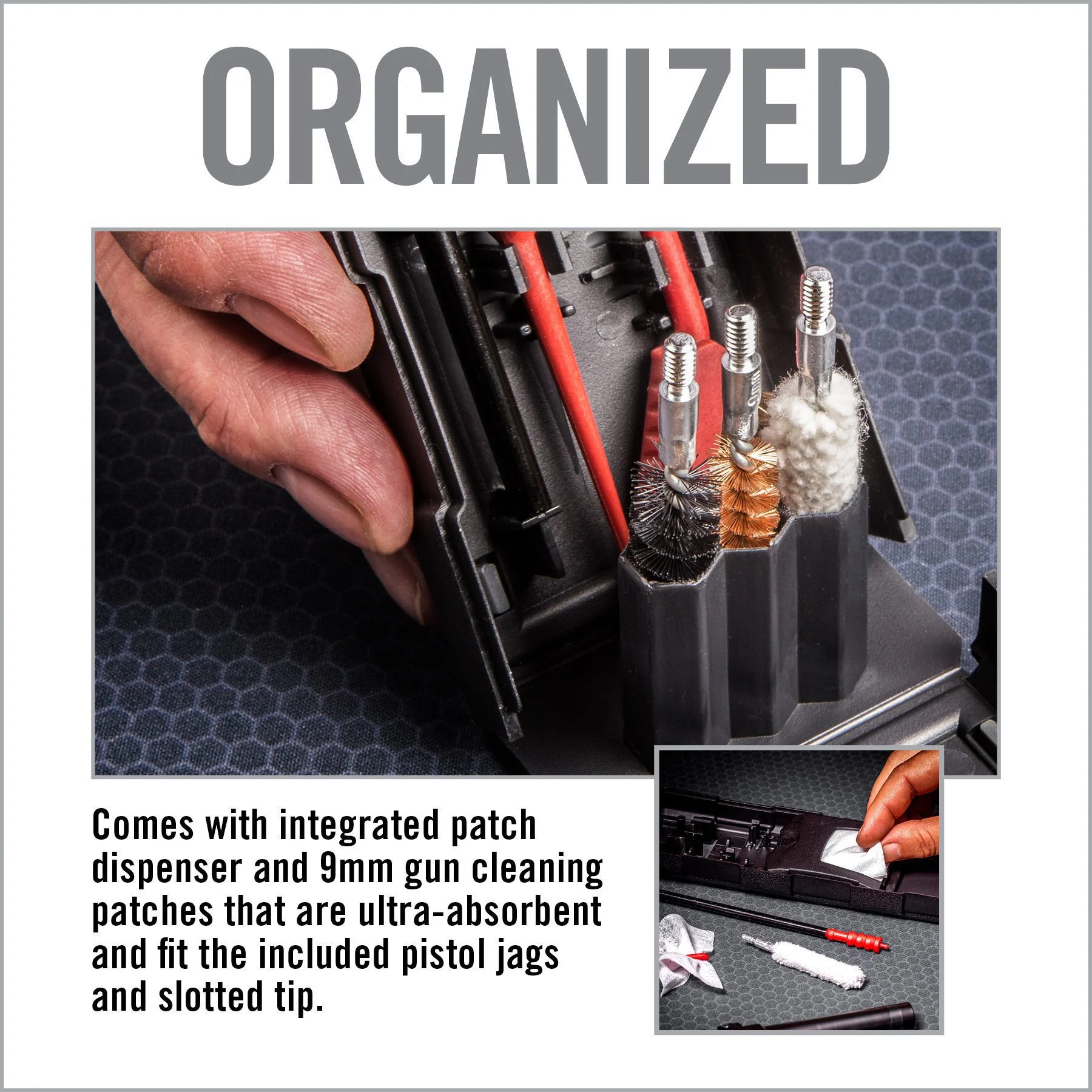 Real Avid Prime 9 Handgun Cleaning Kit, image 3 of 5