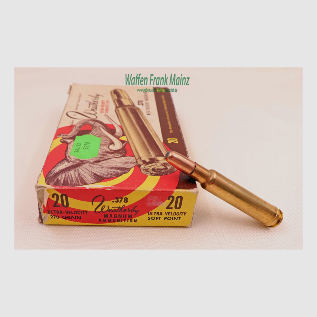 Weatherby - USA Büchsenpatronen .378 WBY Mag