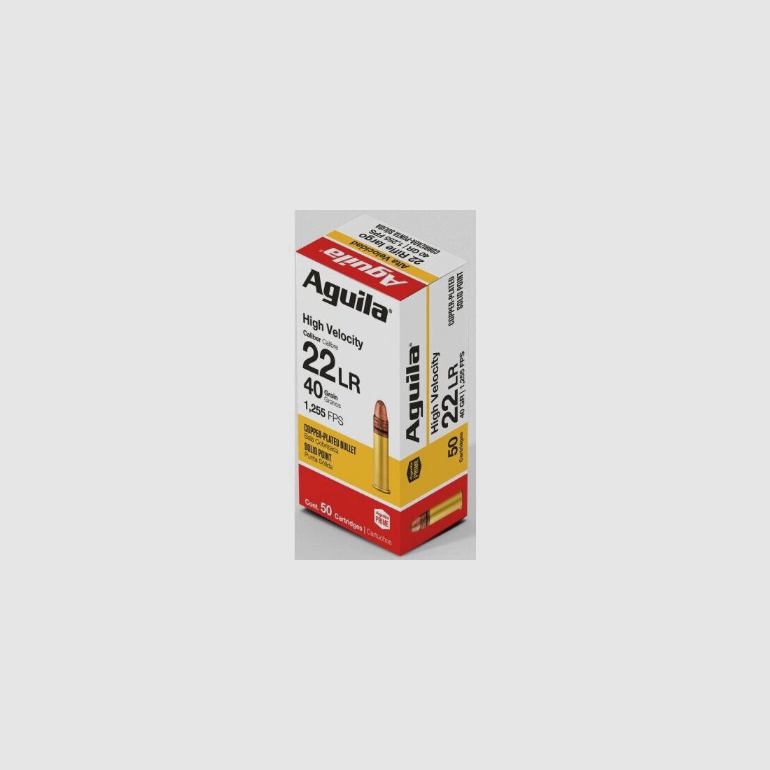 Munitions Aguila .22LR 40grs. HV SP