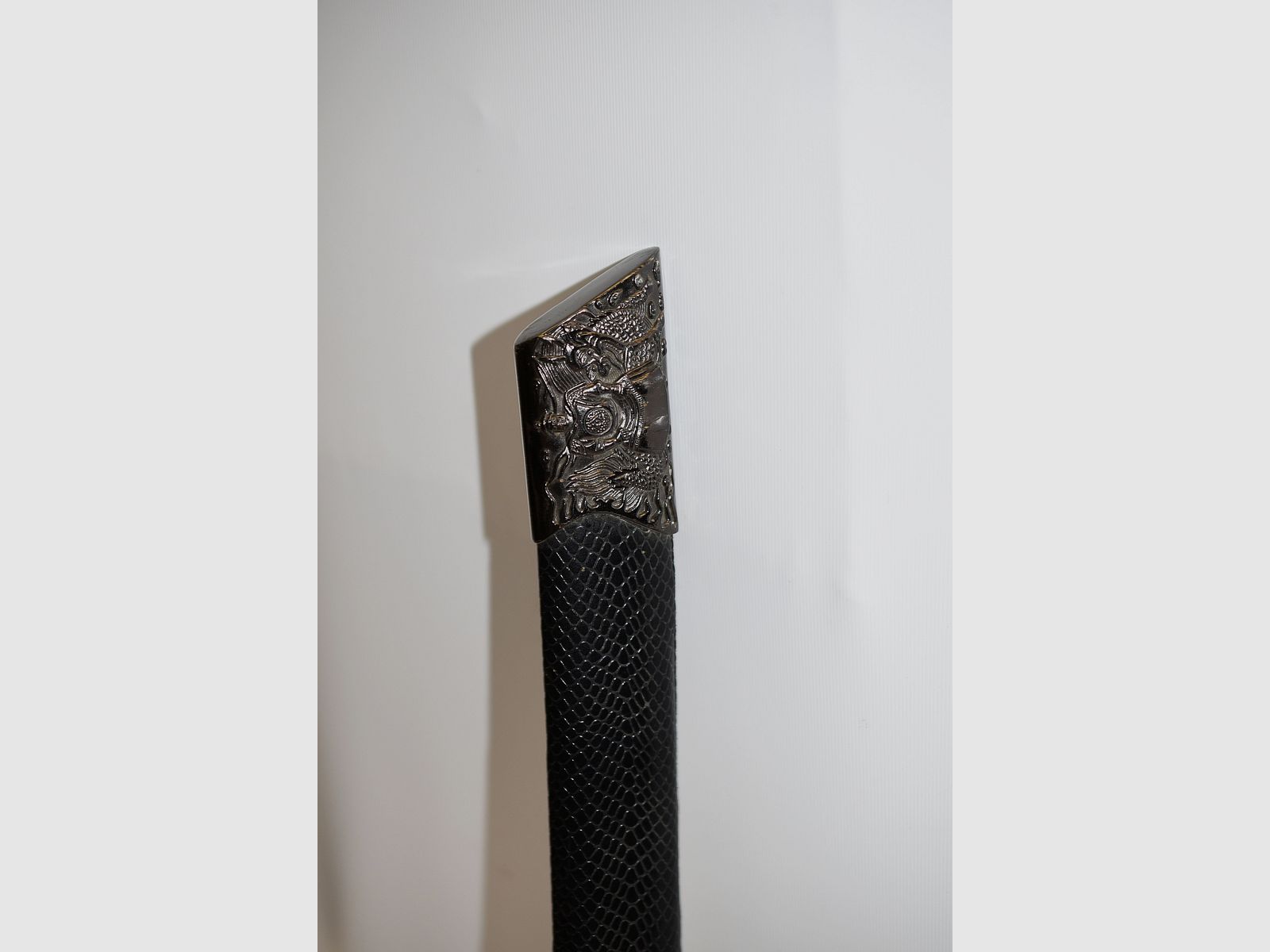 Katana, coltello Tanto in fodero, lunghezza totale 63 cm