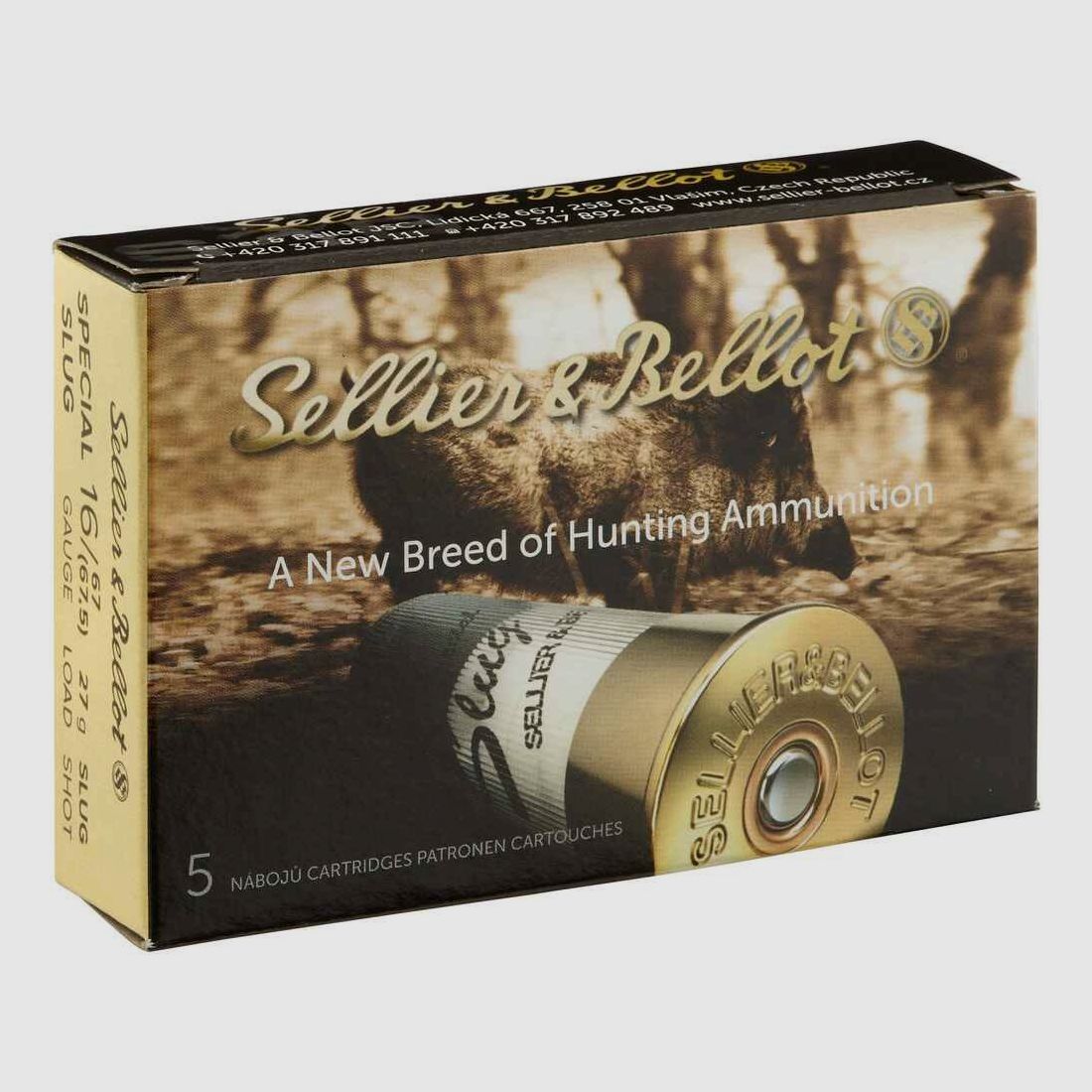 Sellier & Bellot Special Slug 16/70, caliber