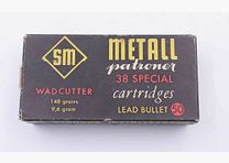 SM-Svenska Metallverken, Suecia cartuchos de revólver .38 Special WC