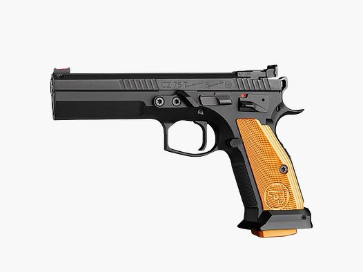 CZ 75 TS Orange Kaliber .40S&W Czechmate-grip