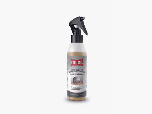 Ballistol Détachant de Résine Spray à Pompe 150ml Accessoires