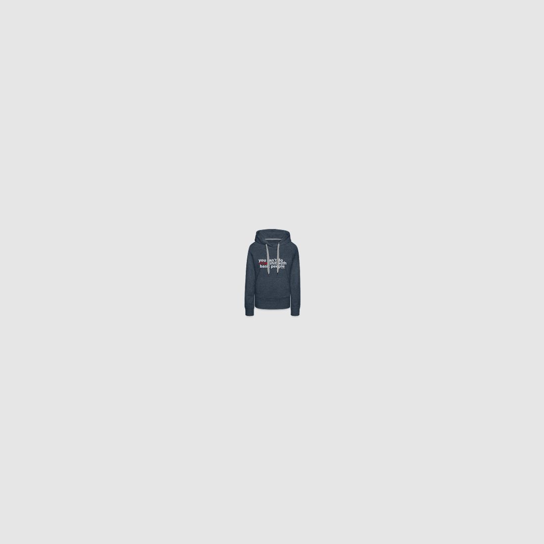 p*wp*w shit basic people - Frauen Premium Hoodie Schwarz