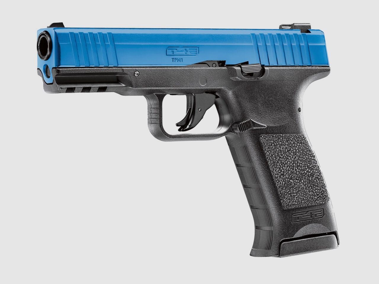 CO2 Pistole RAM Markierer T4E TPM1 LE blau fĂĽr Gummi-, Pfeffer- und Farbkugeln Kaliber .43 (P18)