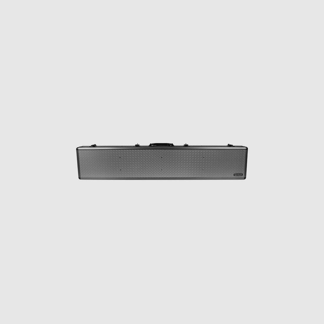 Funda de aluminio para rifle individual gris