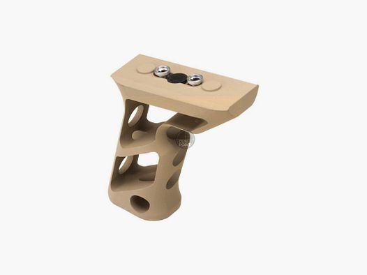 Metal CNC Long Angled Grip for Keymod-Dark Earth