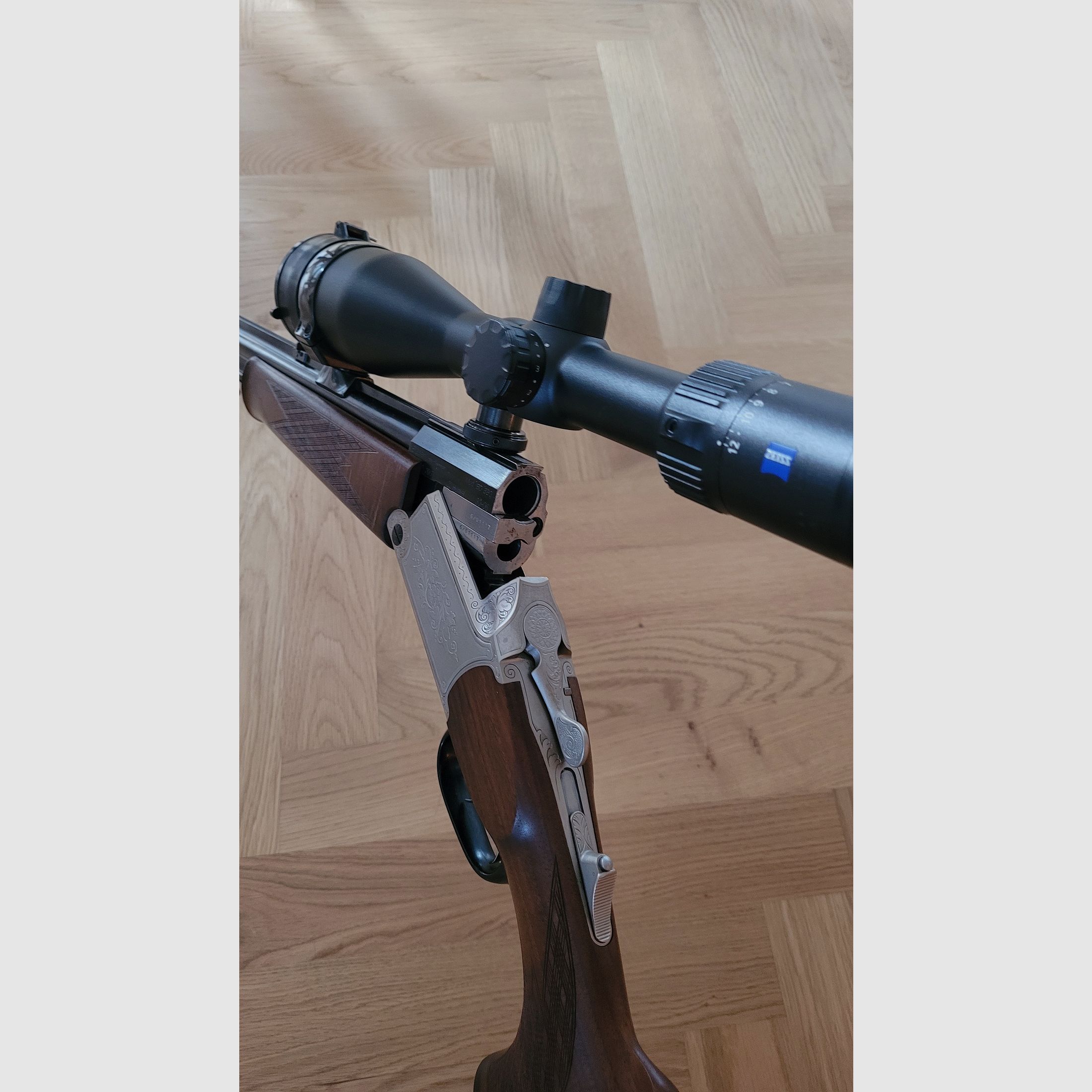 Blaser BD 880 Bockdrilling mit Zeiss Conquest V4 3-12x56