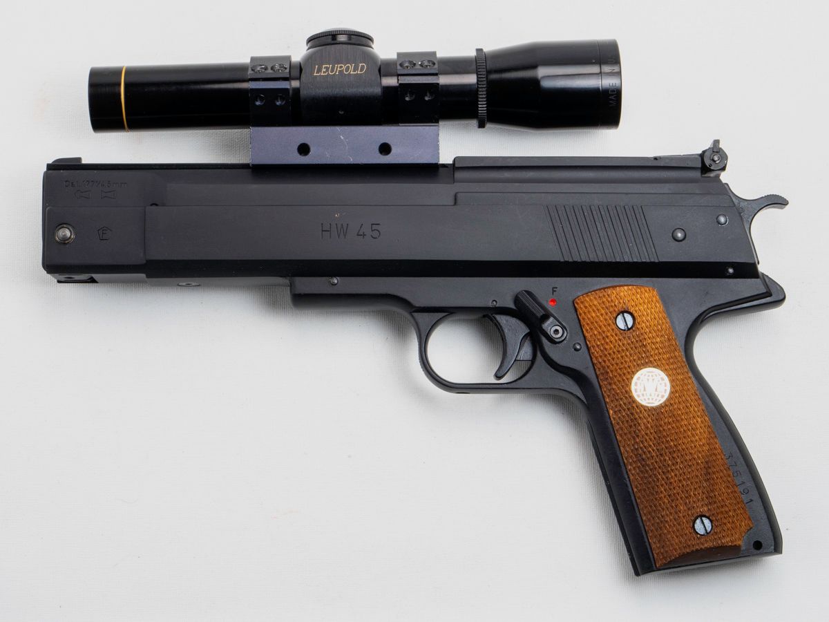 Weihrauch HW 45 luchtpistool kal. 4,5 mm serienummer: 375191, afbeelding 2 van 7