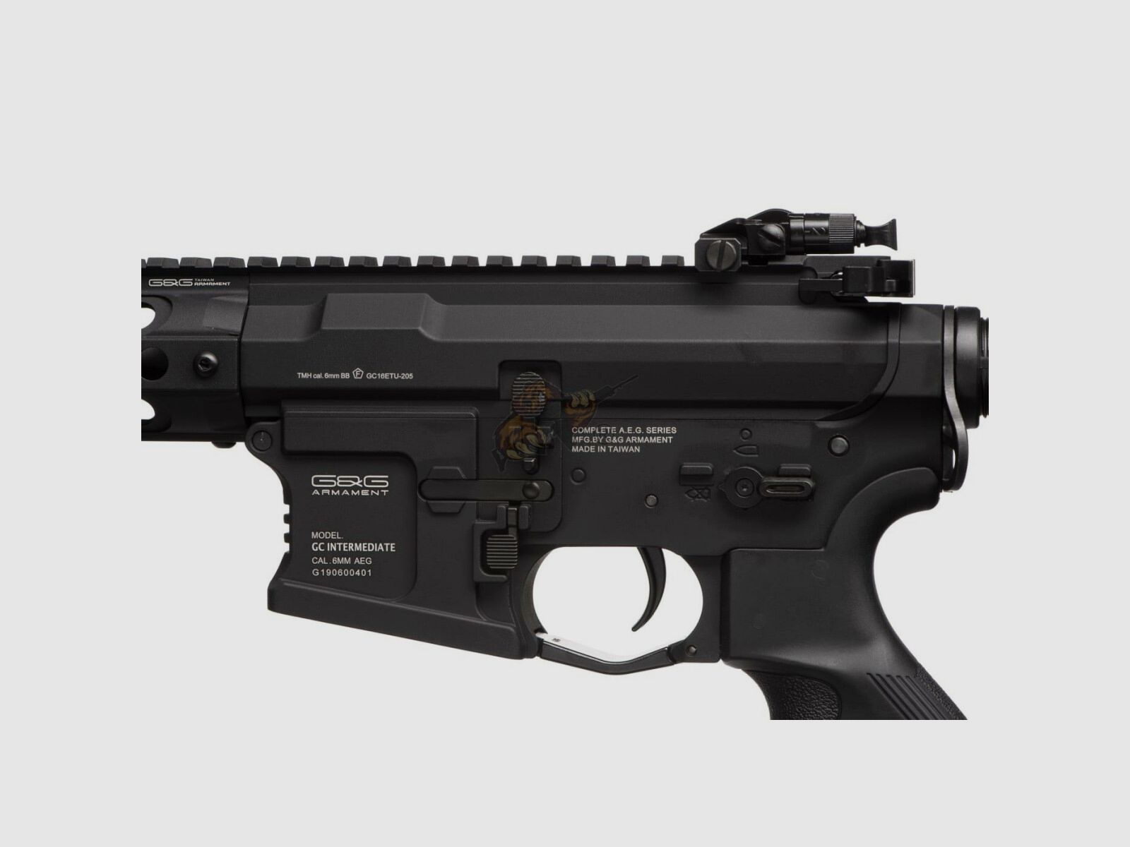 G&G GC16 WARTHOG 7" with ETU in Black Airsoft S-AEG free from 18