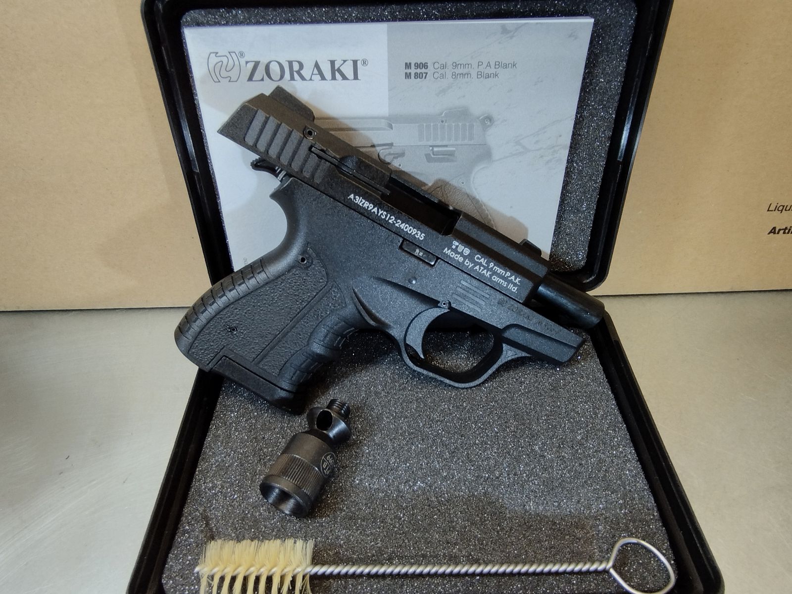 Zoraki 906 Schreckschusswaffe 9mm PAK schwarz !!Neuwaffe!!