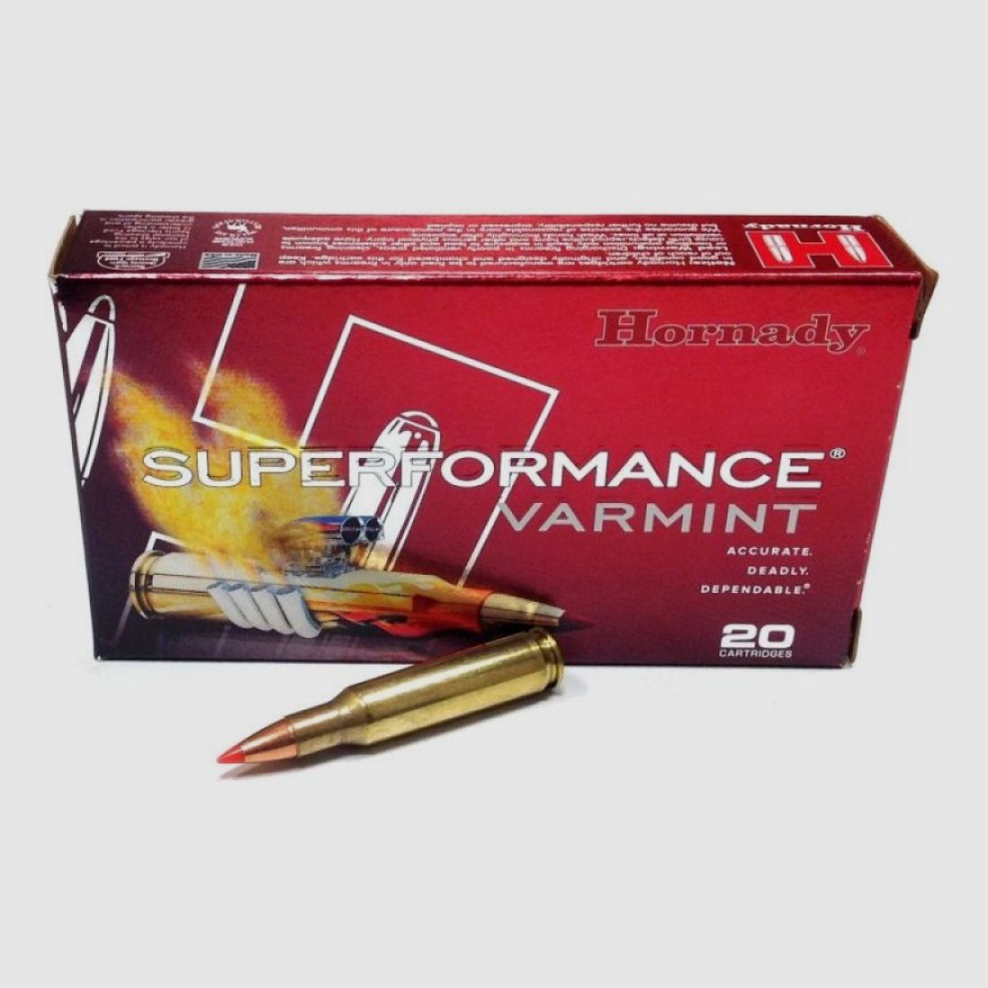 222 REM Hornady SUPERFORMANCE® VARMINT™ 50 gr V-MAX® VE20
